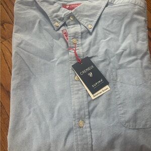 Cremeux Supima Blue Button-Up Shirt